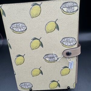 Coach Lemon Journal Cover